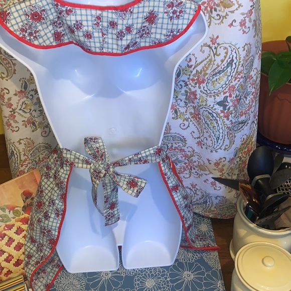 Vintage, handmade apron ~EUC - Picture 4 of 15